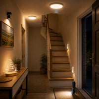 Noćni LED set: 2x stropna lampa + senzor lampa + 2x noćna lampa + LED spot 1
