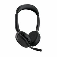 Căști stereo Bluetooth Jabra Evolve2 65 Flex cu suport de încărcare wireless — fără nano USB, cablu USB și husă (stare: vezi a 2-a imagine) 1