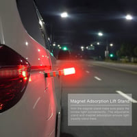 ZONJIE LED Vészjelző Lámpa Szett - 2 db Mágneses Piros Fényjelző, 3 Világítási Móddal, Autós Biztonsághoz, Kempinghez, Vízálló 6