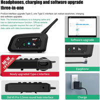EJEAS V6 Motoros Bluetooth Headset - 1200m Hatótávolság, 6 Motoros Kommunikáció, DSP Zajszűrés, Vízálló Sisakbeszélő Rendszer 4