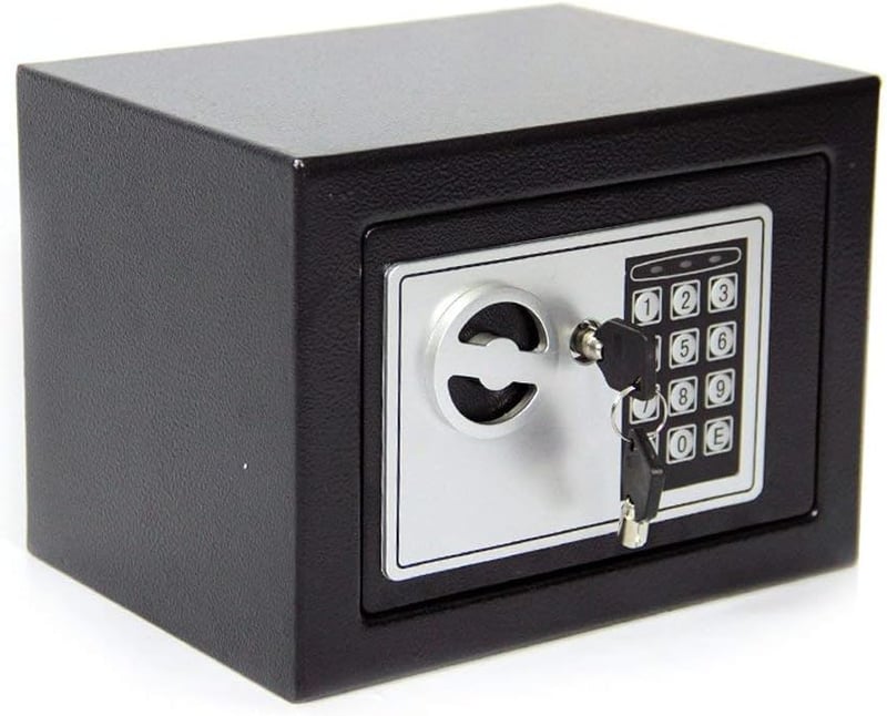 CDC DIGI 4.6L Digitális Acél Széf Elektronikus Biztonsági Páncélszekrény