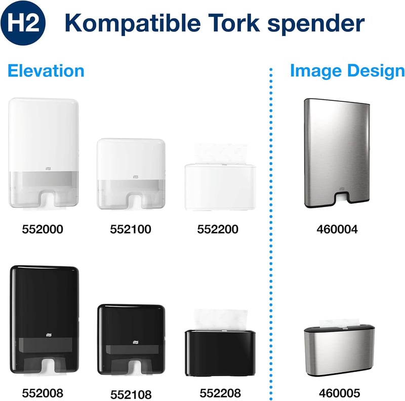 Tork Xpress Multifold kéztörlő papír - fehér, 1 rétegű, 20 csomag x 250 lap, H2 adagolórendszerhez, higiénikus, gazdaságos, élelmiszeripari 