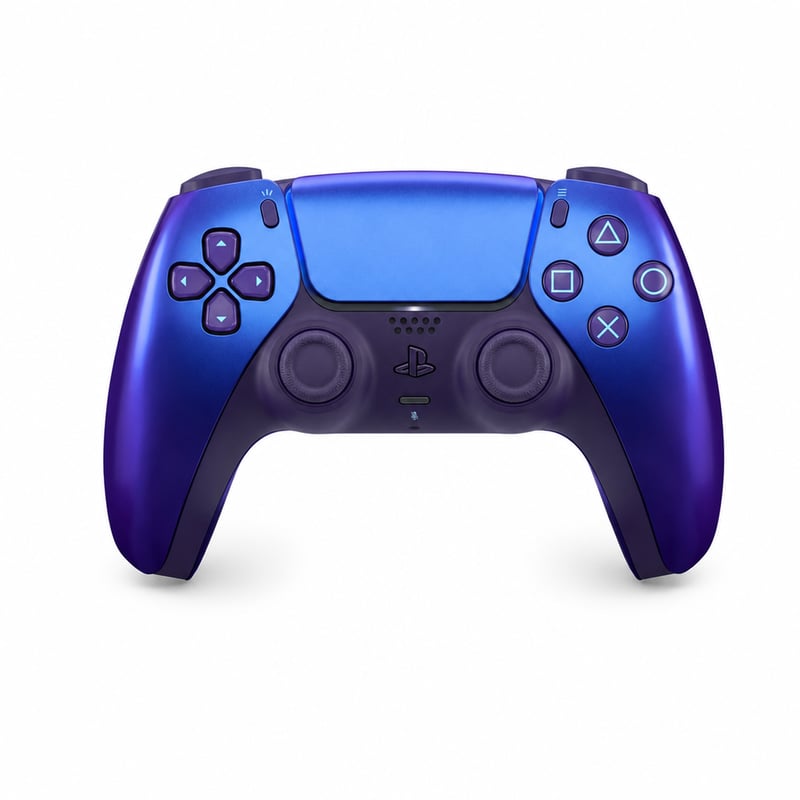 Controller wireless PlayStation DualSense Chroma Indigo pentru PS5 — fără cablu de încărcare USB (stare: vezi a 2-a imagine)