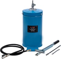 KATSU Tools Kézi Zsírzópumpa 16L - Hordozható Kenőanyag Adagoló Járművekhez és Gépekhez, 2000 psi/137 bar Nyomással, Alumínium Fejjel (48112 8