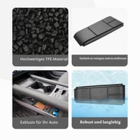 Organizator pentru consolă centrală compatibil cu Hyundai Ioniq 6 2023-2026, tavă de depozitare pentru cotieră, accesoriu auto 5