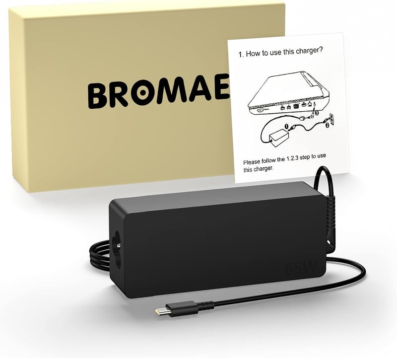 Lenovo 65W USB-C töltő - IdeaPad, ThinkPad és Yoga laptopokhoz kompatibilis hálózati adapter