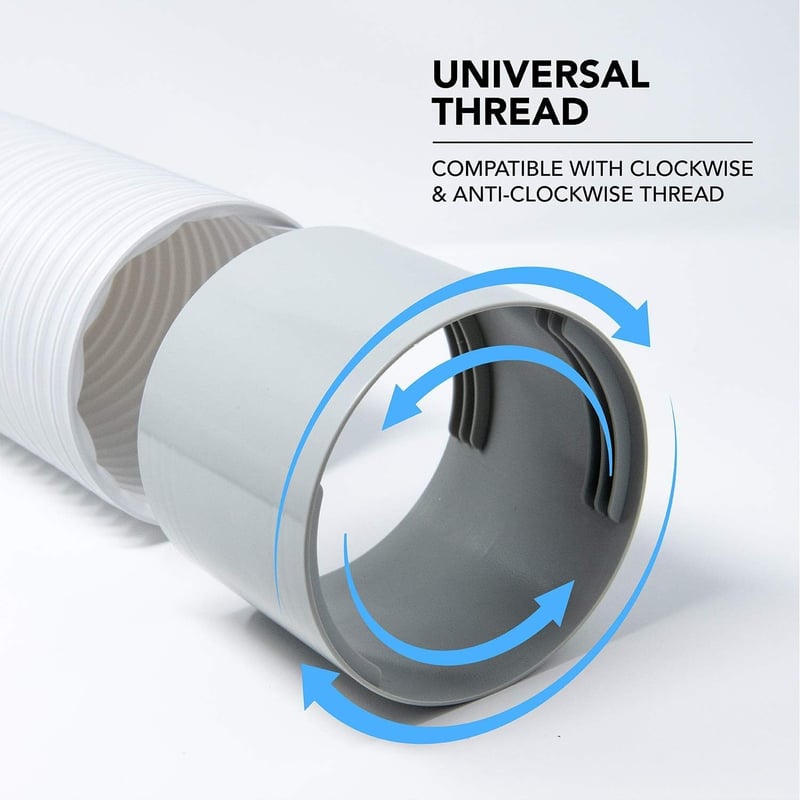 Sunshine smile 150 mm Légkondi Kipufogócső Adapter - Alumínium Klíma Csatlakozó Szellőzőcső Toldó Elem Jó Szigeteléssel, 5 Bar Nyomásig