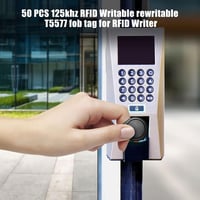 CDIYTOOL 125 kHz RFID Kulcstartó 50 db Programozható Azonosító Kártya 2
