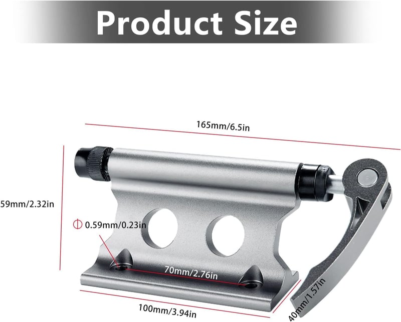 CDIYTOOL Alumínium Kerékpár Villa Tartó Szett - 2 db Bicikli Szállító Adapter Autóra, MTB és Országúti Kerékpárokhoz, Utazáshoz

AI: I've cr
