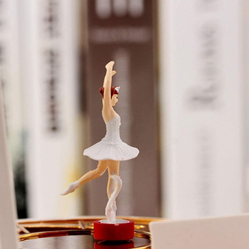 CDIYTOOL Ballerina Zenélő Doboz Mechanikus Zenedoboz Táncos Dekoráció Vintage Ajándék