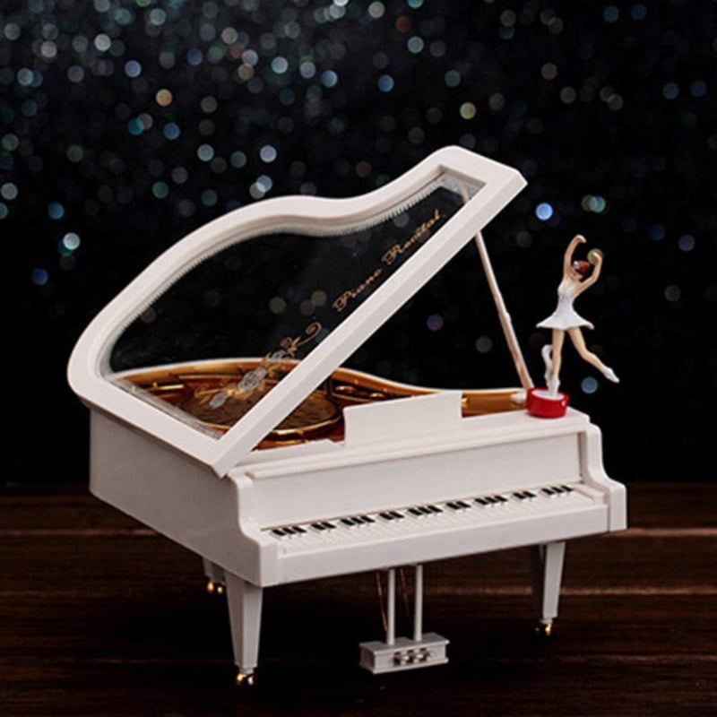 CDIYTOOL Ballerina Zenélő Doboz Mechanikus Zenedoboz Táncos Dekoráció Vintage Ajándék