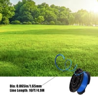 CDIYTOOL fűkasza damilorsó csere 1,65 mm 4,9 m zöld Greenworks 24 V G24LT G24LTK2 G24LT30M G24LT30MK2 2