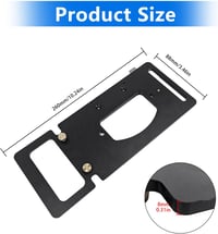 CDIYTOOL Pályavezető Derékszög Szorító 260mm Fűrészvezetéshez 6