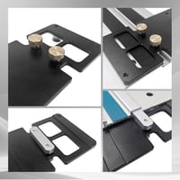 CDIYTOOL Pályavezető Derékszög Szorító 260mm Fűrészvezetéshez 7