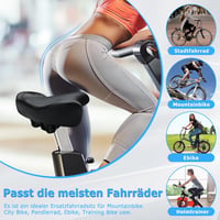 CDYWD Ergonomikus Kerékpár Nyereg Extra Széles Puha Párnázott Férfi Női Univerzális - 2-Black 2