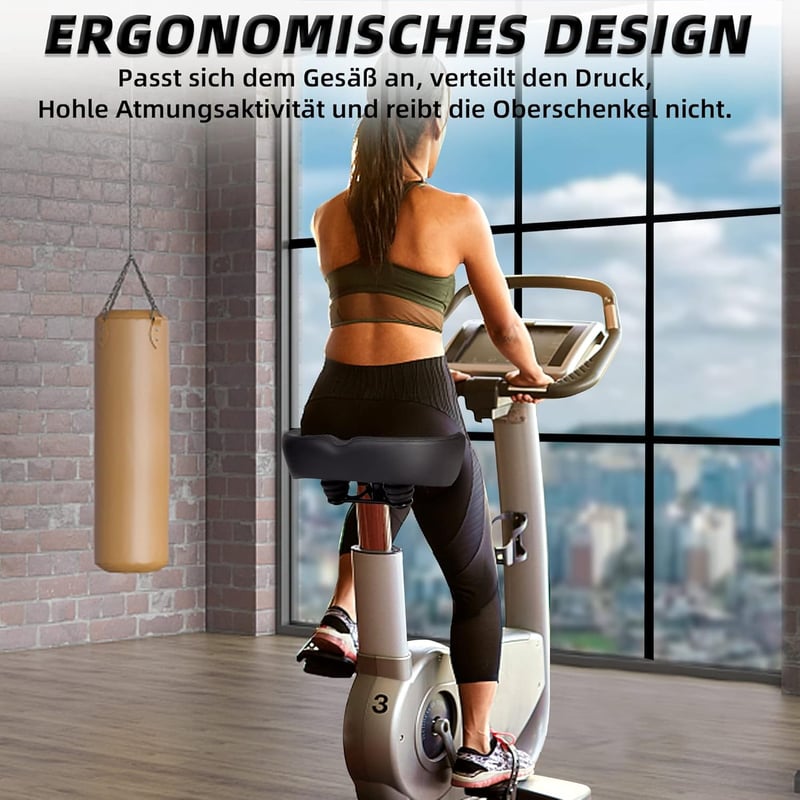 CDYWD Ergonomikus Kerékpár Nyereg Extra Széles Puha Párnázott Univerzális
