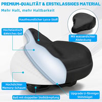 CDYWD Ergonomikus Kerékpár ülés Gel Párnázással Férfiaknak és Nőknek 4