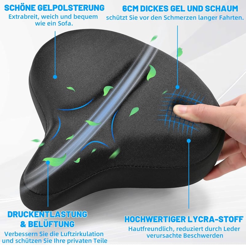 CDYWD Ergonomikus Kerékpár ülés Gel Párnázással Férfiaknak és Nőknek