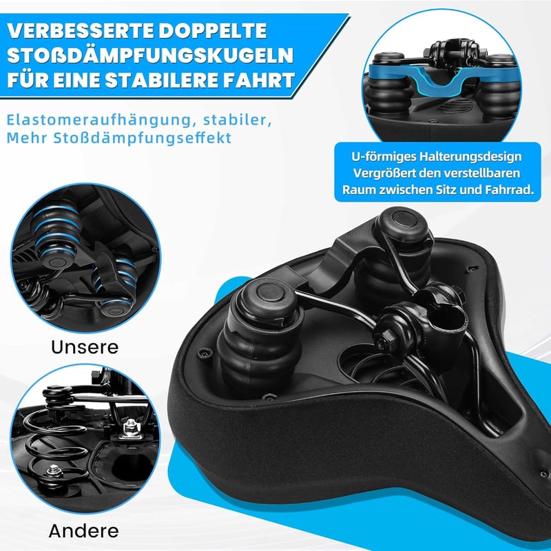 CDYWD Ergonomikus Kerékpár ülés Gel Párnázással Férfiaknak és Nőknek