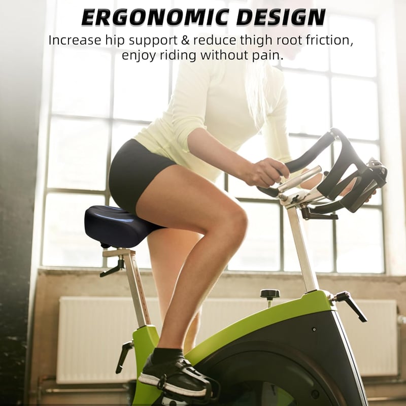 CDYWD Extra Large ergonomikus kerékpár nyereg férfiaknak és nőknek