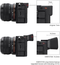Sony A7CII és A7CR kamerákhoz illeszkedő KIWIFOTOS nagyított szemkagyló 4
