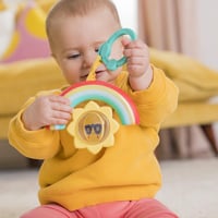 BootyBay Napsugár Csörgő Játék - Rázásra Aktiválódó Fényekkel és Dallamokkal, Színes Babajáték, BPA-mentes, Kézi Mosható 6