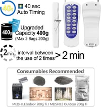 MEISHILE 600W Jégszökőkút Effektgép Esküvőre és Rendezvényekre - 400g Kapacitás 2