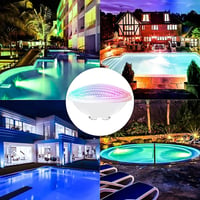Kingwen 40W RGB LED Medence Világítás Víz Alatti Lámpa Távirányítóval 4000lm IP68 Vízálló 12V Úszómedence Reflektor 6