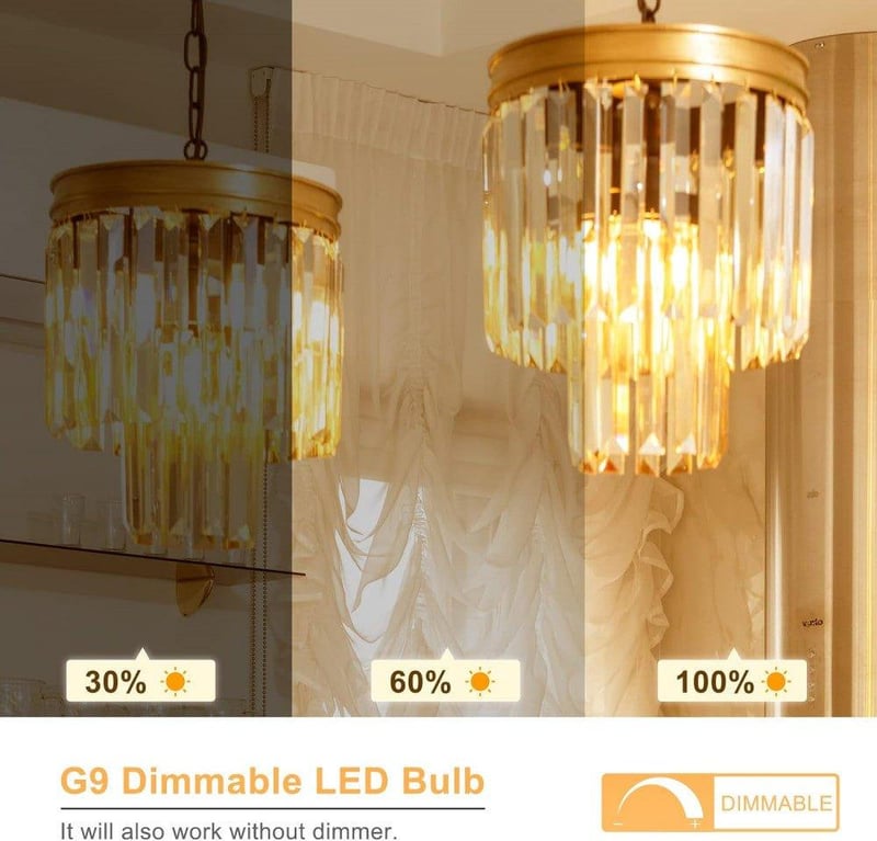 DiCUNO G9 LED izzó, 6db, 450lm, meleg fehér, energiatakarékos