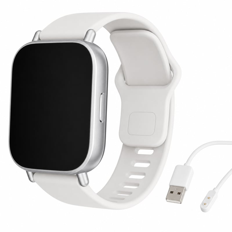 Inteligentné hodinky Xiaomi Redmi Watch 5 Active, sivé, 2,0" LCD, 18-dňová výdrž — chybné, na náhradné diely: nenabíjajú sa a nezapnú (stav: pozri 2. obrázok)