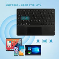 KOOCHUWAH K08 Érintőpados Bluetooth Billentyűzet 7 Színű Háttérvilágítással 6