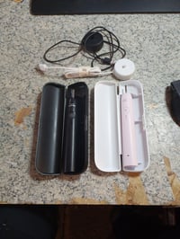 Elektrická zubná kefka Philips Sonicare Series 3100 HX4072/42, 2 ks, čierna a ružová — bez hlavíc (stav: pozri 2. obrázok) 2
