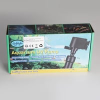 Aquarium UV szűrő és szivattyú 1200L/h - Algaölő, kristálytiszta vízhez 150-380L akváriumokhoz 9