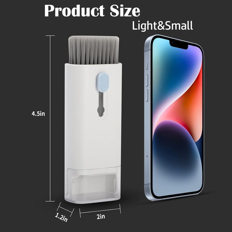 Univerzális 7 az 1-ben Tisztítókészlet Laptophoz, Telefonhoz, Fejhallgatóhoz