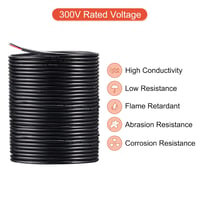 Sourcing Map 16AWG LED szalag kábel, 30,5m, PVC szigetelésű réz vezeték 4