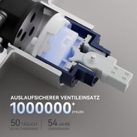 CECIPA X203S Kihúzható Konyhai Csaptelep, 360° Forgatható, Egykaros Mosogató Csap Szórófejes Kifolyóval, Két Vízsugár Típus, Szálcsiszolt Ro 6