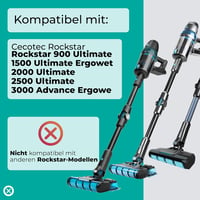CECOPARTS HEPA porszívó szűrő Cecotec Rockstar 900 Ultimate, 1500 Ultimate Ergowet, 2000 Ultimate, 2500 Ultimate, 3000 Advance Ergowet 2
