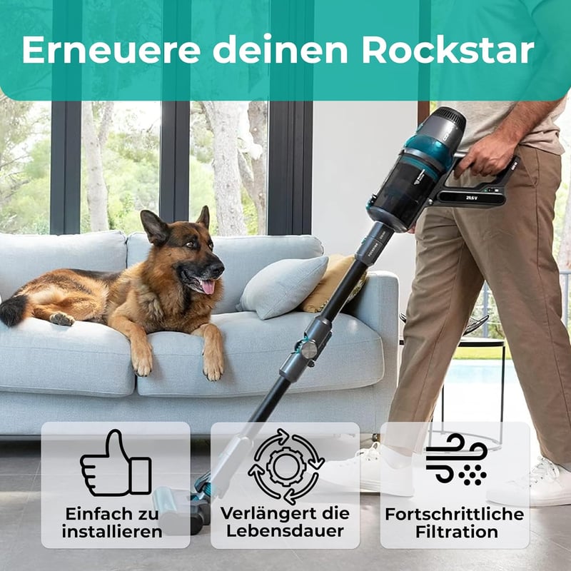 CECOPARTS HEPA porszívó szűrő Cecotec Rockstar 900 Ultimate, 1500 Ultimate Ergowet, 2000 Ultimate, 2500 Ultimate, 3000 Advance Ergowet