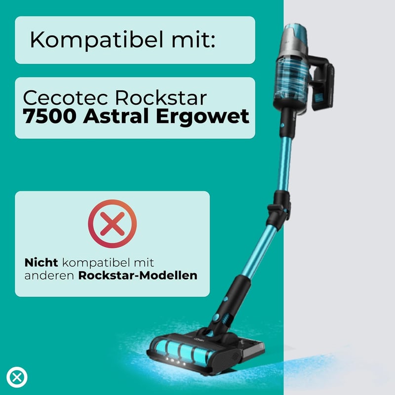 CECOPARTS HEPA szűrő CECOTEC Rockstar 7500 Astral ErgoWet magas hatékonyságú porszívó szűrő