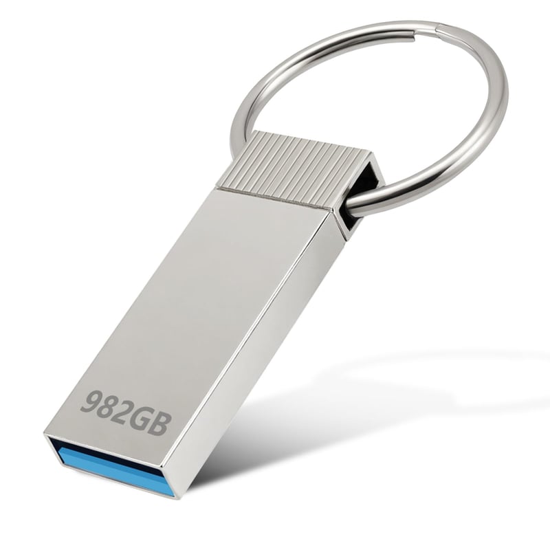 Stick USB Cecosy 982 GB, unitate flash, capacitate mare, rezistent la apă, stocare de date portabilă pentru calculator, laptop și Smart TV