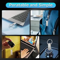 Stick USB Cecosy 982 GB, unitate flash, capacitate mare, rezistent la apă, stocare de date portabilă pentru calculator, laptop și Smart TV 5