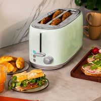 Cecotec 4 szeletes kenyérpirító retro zöld 1630W rozsdamentes acél 5