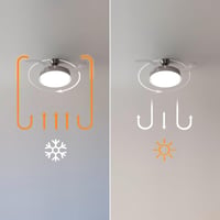 Cecotec Aero 4280 Összecsukható Lapátú Mennyezeti Ventilátor LED Lámpával 106cm - Stainlesssteel 10