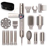 Stilizator de păr Cecotec AirGlisse 14in1 Flex, 14 accesorii, 1400 W, efect Coanda - șampanie 1