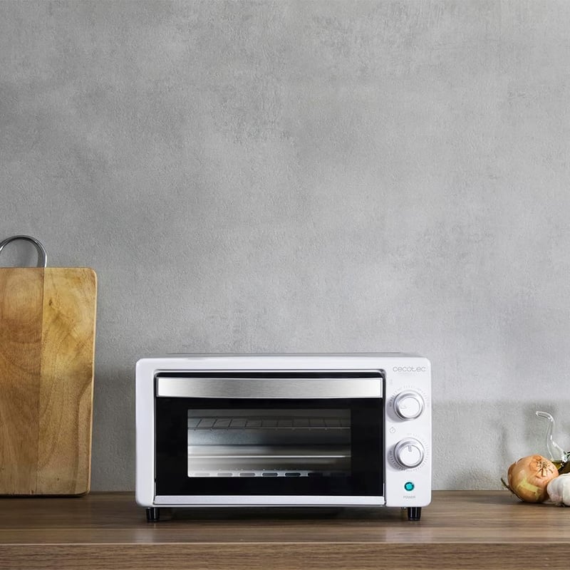 Cecotec Bake&Toast 1090 asztali sütő 10L 1000W fehér, 230°C hőmérséklet, 60 perces időzítő