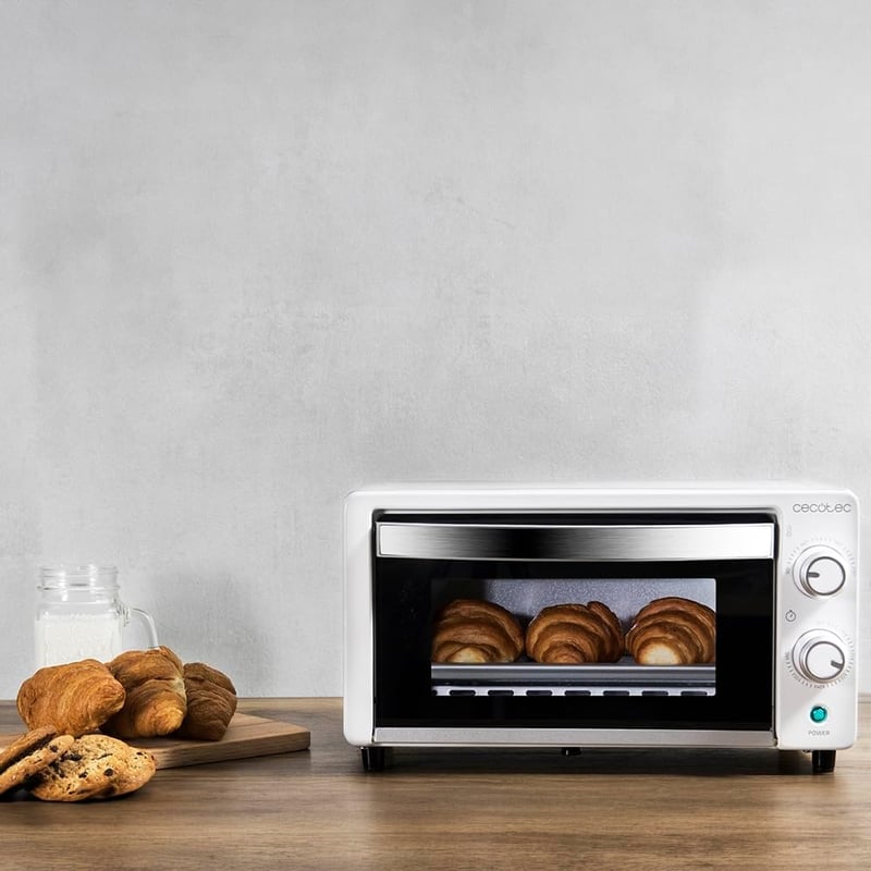 Cecotec Bake&Toast 1090 asztali sütő 10L 1000W fehér, 230°C hőmérséklet, 60 perces időzítő