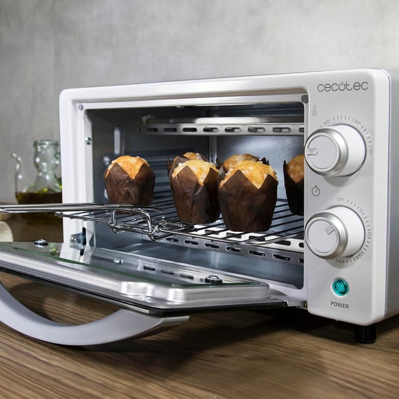 Cecotec Bake&Toast 1090 asztali sütő 10L 1000W fehér, 230°C hőmérséklet, 60 perces időzítő