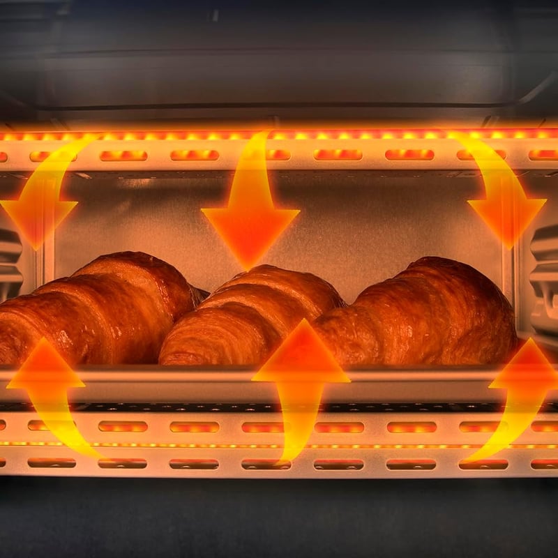 Cecotec Bake&Toast 1090 fekete asztali sütő 10L 1000W időzítővel hőmérséklet szabályozással