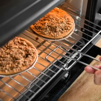 Mini rúra Cecotec Bake&Toast 2300 Black, 23 l, 1500 W, 230 °C, gril a kombinované režimy ohrevu, dvojité sklenené dvierka, 60-minútový časovač, tácka na omrvinky 10