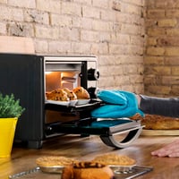 Mini rúra Cecotec Bake&Toast 2300 Black, 23 l, 1500 W, 230 °C, gril a kombinované režimy ohrevu, dvojité sklenené dvierka, 60-minútový časovač, tácka na omrvinky 2